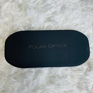 Polar Optics Clip On Sunglasses Oval Silver Frame